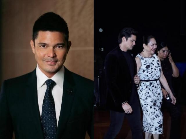 Dingdong Dantes and Charo Santos