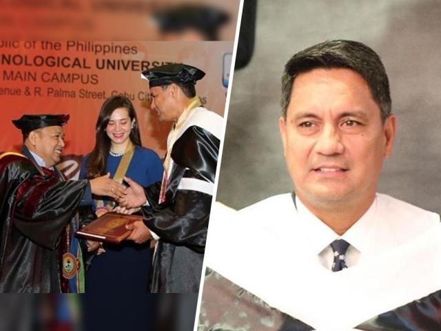 Richard Gomez graduates with doctorate in Public Administration