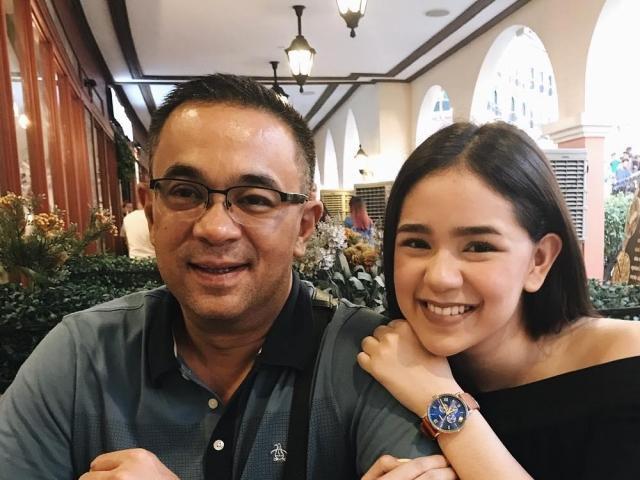 Mikee Quintos with dad Wardee