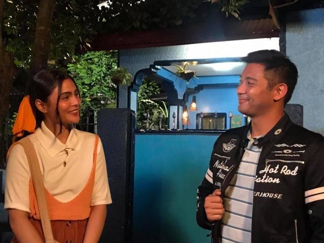 Lovi Poe at Rocco Nacino