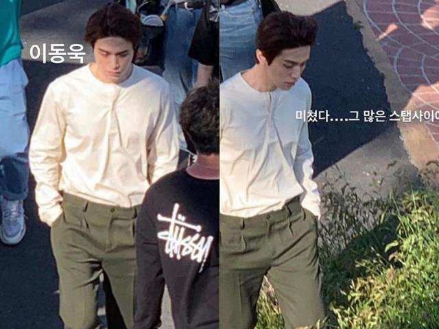 Lee Dong Wook taping for Tale of Gumiho