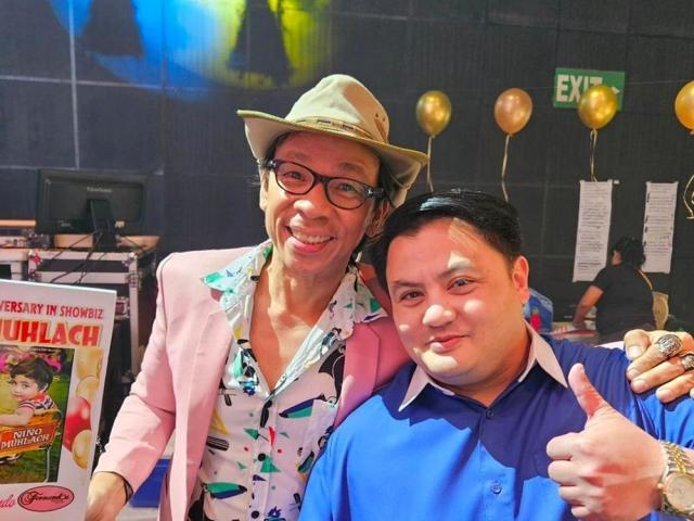 Kuya Kim Atienza and Nino Muhlach