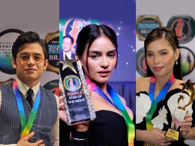 Kelvin Miranda, Hannah Precillas, Faith Da Silva at 5th Philippine Faces of Success 2024