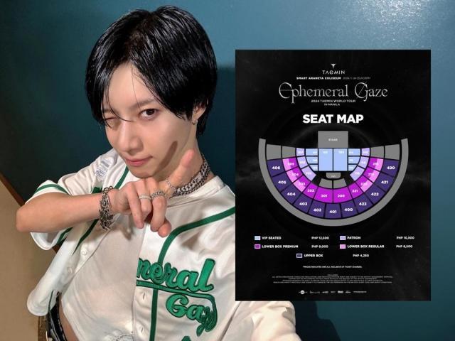 SHINee Taemin EPHEMERAL GAZE Manila concert ticket details