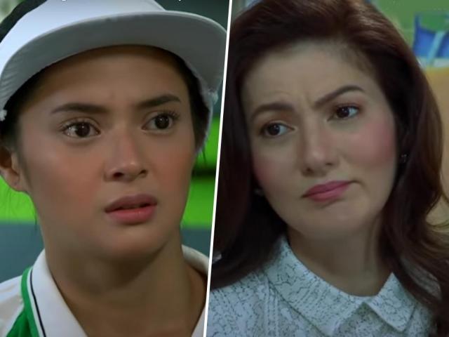 Bianca Umali and Carmina Villarroel in Kambal Karibal