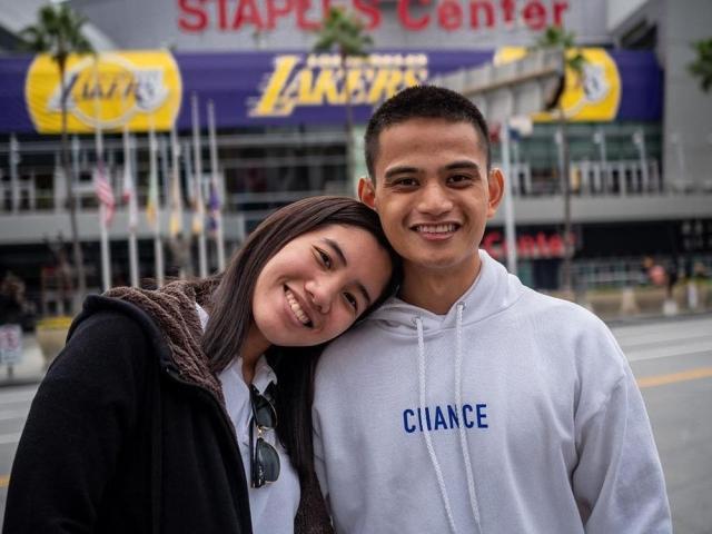 Jia Morado and Miguel de Guzman