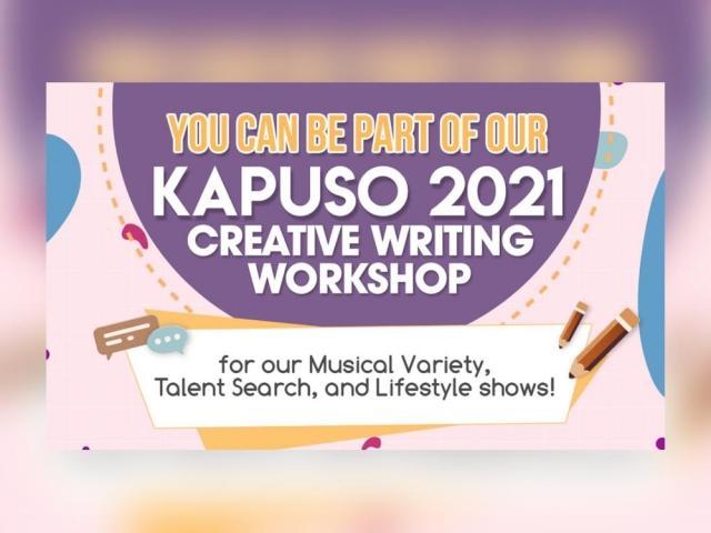 Kapuso 2021 creative writing workshop