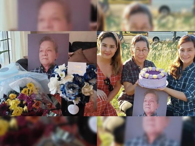 Gladys Reyes and her late father