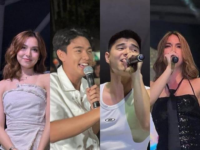 Kyline Alcantara Michael Sager Paul Salas and Roxie Smith at Dapil Festival 2024