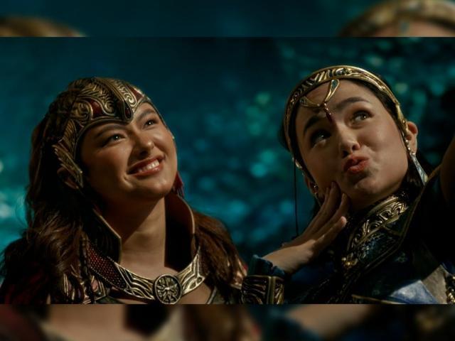Sang'gre actress Mikee Quintos as Lira and Kate Valdez as Mira
