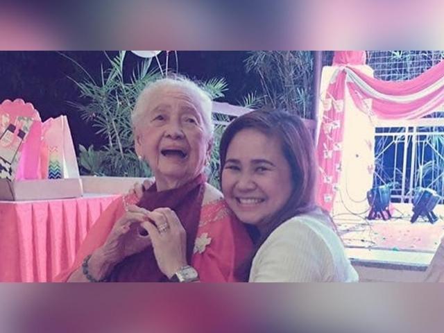Tina Panganiban Perez mourns death of grandmother