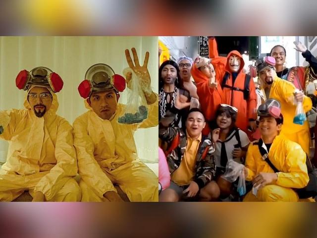 Jennylyn Mercado and Dennis Trillo in Japan for Halloween