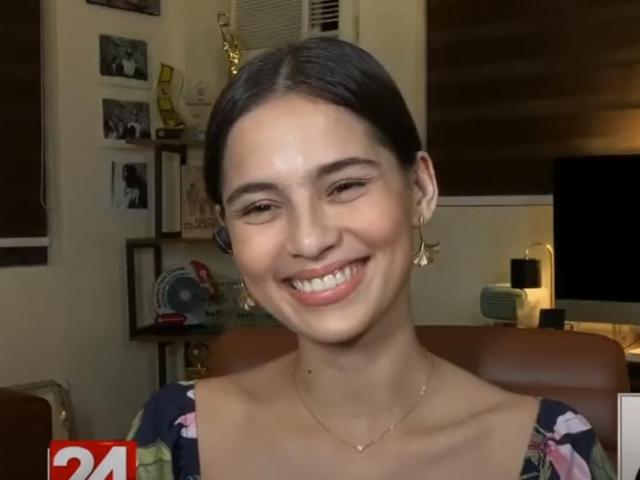 Jasmine Curtis Smith in 24 Oras Chika Minute