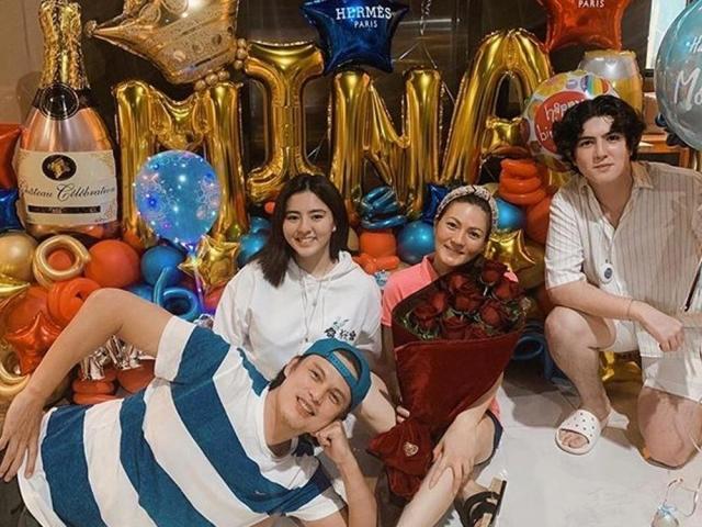 cassy and mavy legaspi with mom carmina villarroel