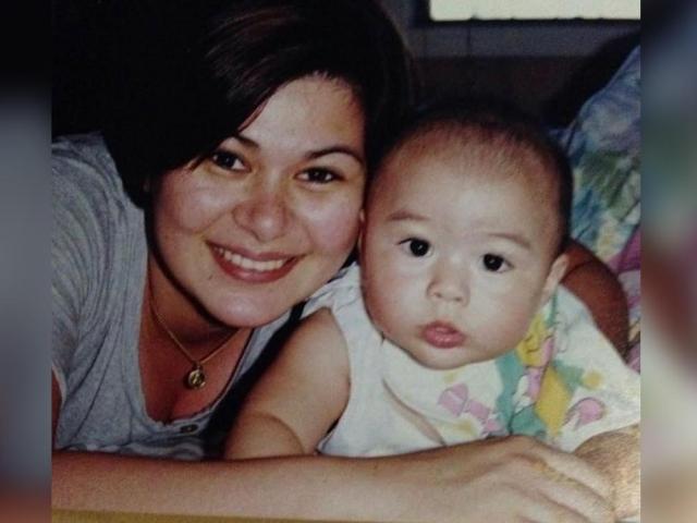 Aiko Melendez throwback photo with son Andre Yllana