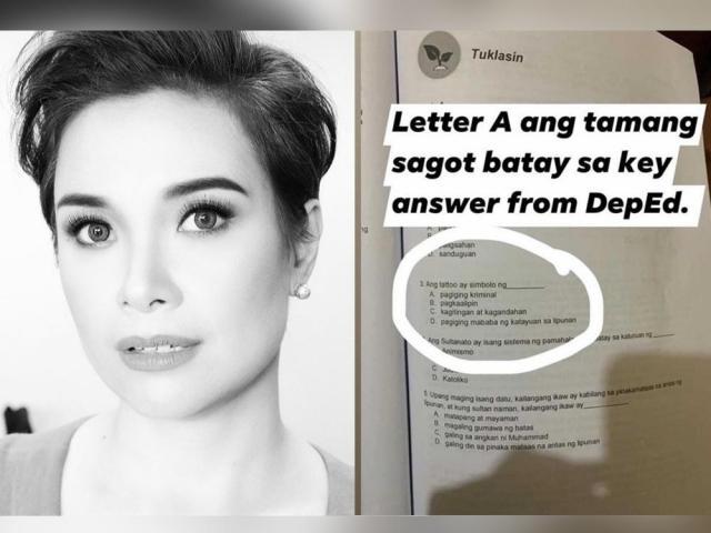 Lea Salonga tattoo module DepEd