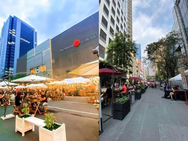 BGC and Makato al fresco dining