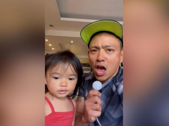 Drew Arellano and daughter Alana