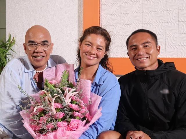 Boy Abunda Andi Eigenmann and Philmar Alipayo