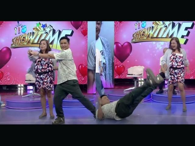 Ogie Alcasid falls on stage