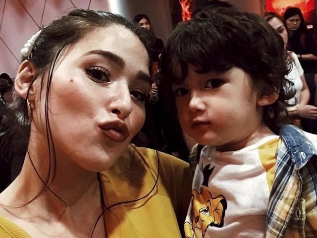 kylie padilla with eldest son alas joaquin