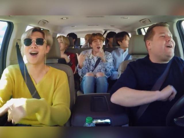 BTS Carpool Karaoke with James Corden