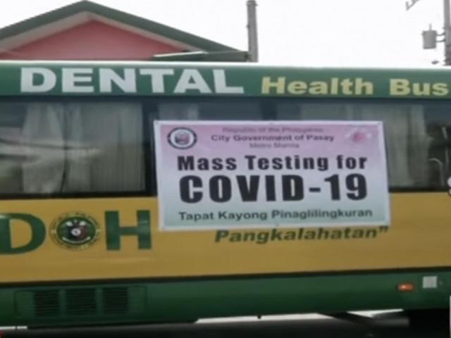 swab test on wheels bus