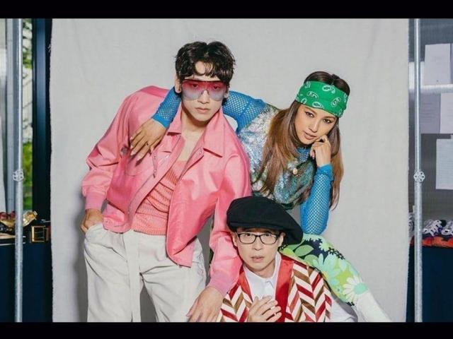 Yoo Jae suk Lee Hyori and Rain