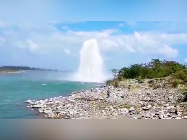 Pagbulwak tubig sa Chico River sa Tabuk City, Kalinga