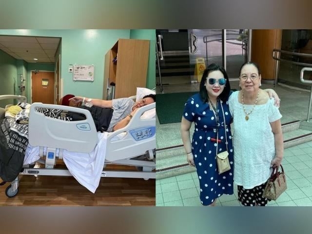 Claudine Barretto and mom 