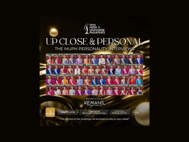 Miss Universe Philippines personality interviews