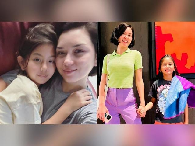 Beauty Gonzalez and daughter Olivia