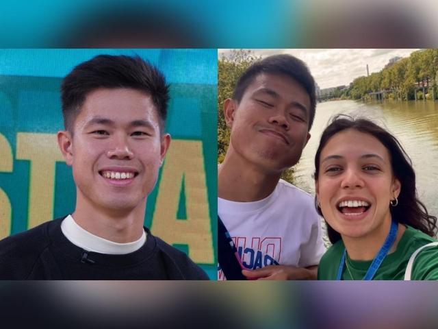 EJ Obiena and Caroline Joyeux