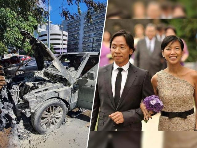 Kim Atienza Felicia Atienza burning SUV