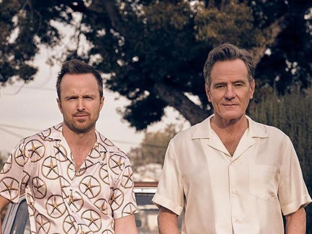 Breaking Bad stars Bryan Cranston and Aaron Paul