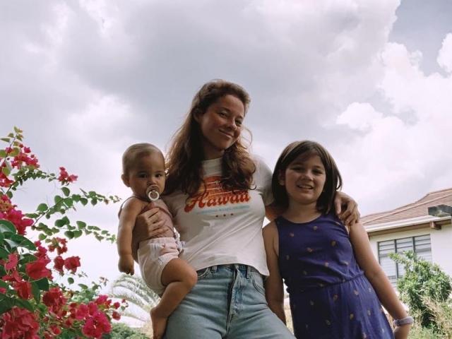 Andi Eigenmann with Lilo and Ellie