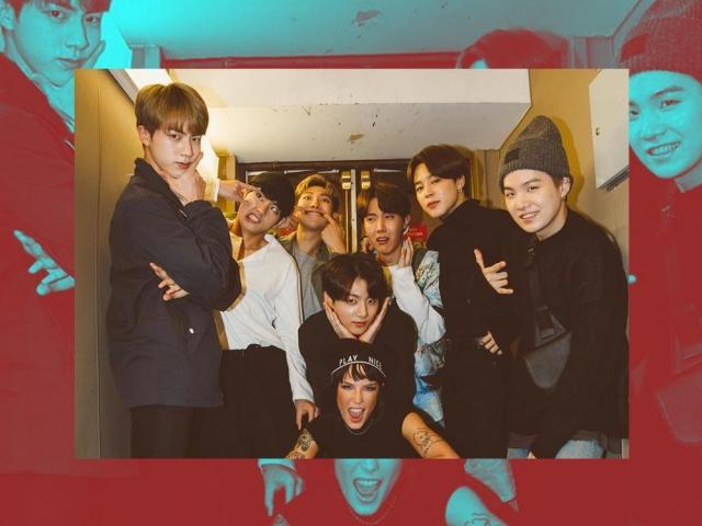 Halsey with BTS