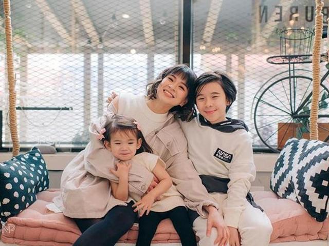 LJ Reyes with kids Aki and Summer Ayana