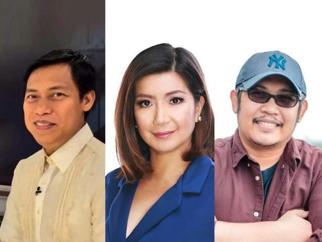 Raffy Tima, Kara David, and Papa Dudut at Gandingan Awards