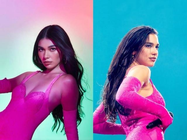 Pamela Prinster as Dua Lipa for Halloween