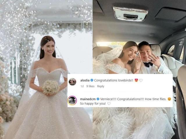 Verniece Enciso wedding