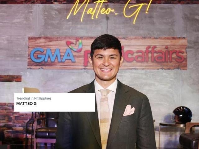 Matteo is now a Kapuso