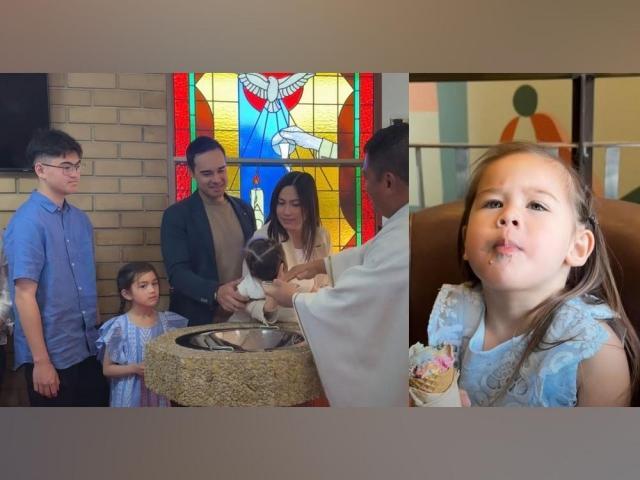 Diana Zubiri, Andy Smith with kids King, Aliyah Rose, and Amira Jade