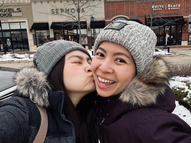 Barbie Forteza and her sister Abby