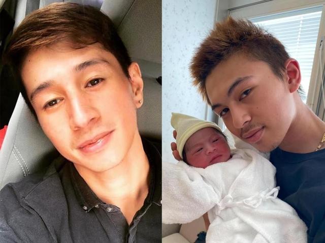 Sherwin Ordonez with son and grandson