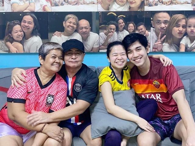 Kiray Celis and her family