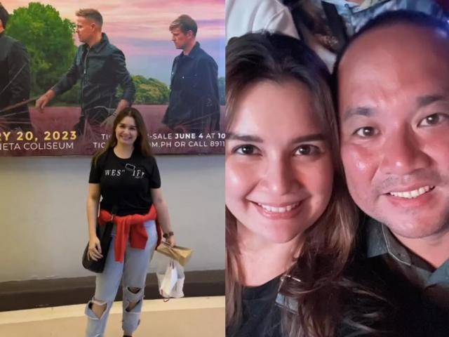 Nadine Samonte at Westlife concert