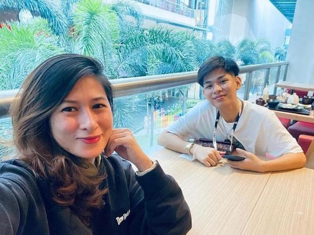 Izzy Trazona with son Andrei