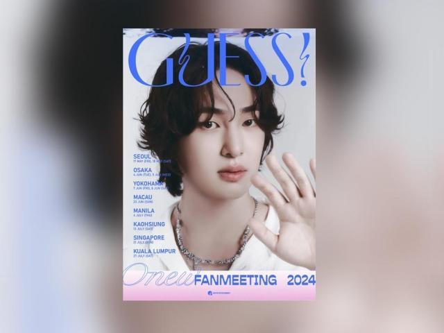SHINee Onew GUESS in Manila
