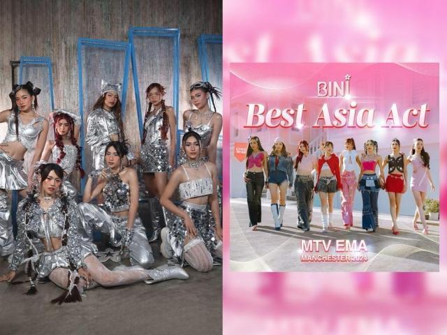 bini for mtv emas 2024